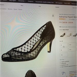 Arianna Papell Women’s Jamie Dress Pump NWT